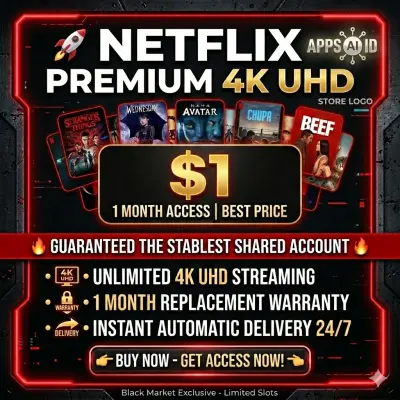 NETFLIX PREMIUM 4K ULTRA HD 1 BULAN - ANTI SCREENLIMIT ANTI HOLD ON [INSTANT DELIVERY]