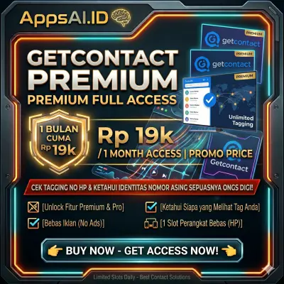 GETCONTACT PREMIUM 1 BULAN FULL ACCESS UNLOCK FITUR CEK TAG NO HP [PROSES INSTAN]