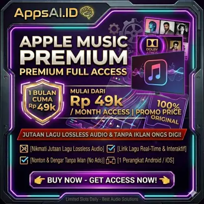 APPLE MUSIC PREMIUM 1 BULAN FULL ACCESS ORIGINAL LOSSLESS AUDIO [PROSES INSTAN]