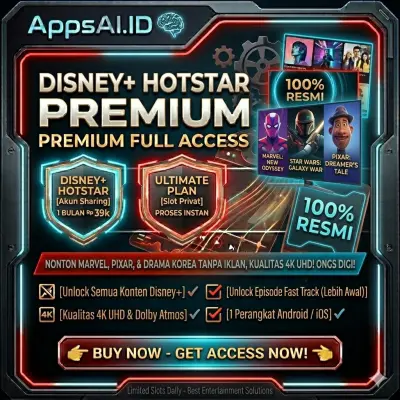 DISNEY PLUS HOTSTAR PREMIUM 1 BULAN FULL ACCESS NONTON MARVEL & PIXAR [PROSES INSTAN]