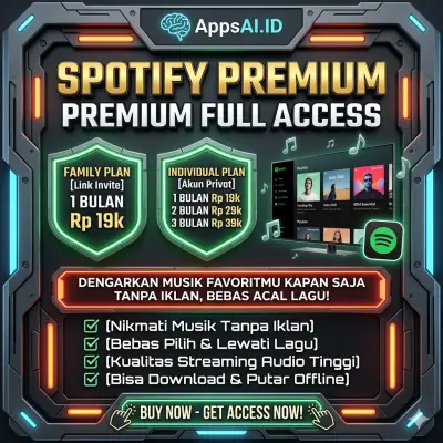 SPOTIFY PREMIUM FULL ACCESS INDIVIDUAL & FAMILY PLAN ORIGINAL REGION INDO [PROSES INSTAN]