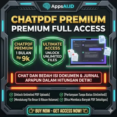 CHATPDF PREMIUM 1 BULAN FULL ACCESS UNLOCK UNLIMITED FILES [PROSES INSTAN]
