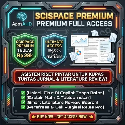 SCISPACE PREMIUM 1 BULAN FULL ACCESS UNLOCK COPILOT RESEARCH AI [PROSES INSTAN]