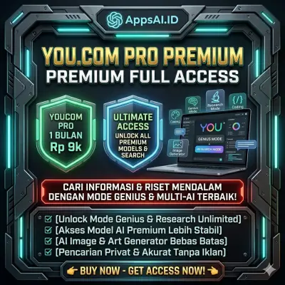 YOUCOM PRO PREMIUM 1 BULAN FULL ACCESS UNLOCK AI SEARCH ENGINE [PROSES INSTAN]