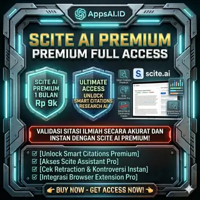 SCITE AI PREMIUM 1 BULAN FULL ACCESS UNLOCK SMART CITATIONS RESEARCH AI [PROSES INSTAN]