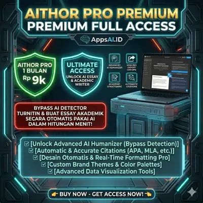 AITHOR PRO PREMIUM 1 BULAN FULL ACCESS UNLOCK AI ESSAY & ACADEMIC WRITER [PROSES INSTAN]