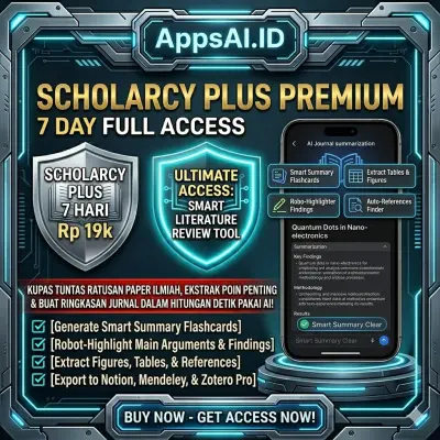 SCHOLARCY PLUS PREMIUM 7 HARI FULL ACCESS - ROBOT PERANGKUM JURNAL & AKADEMIK [PROSES INSTAN]