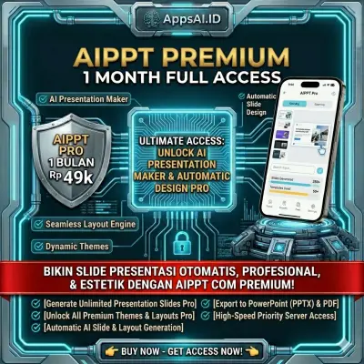 AIPPT PREMIUM 1 BULAN FULL ACCESS UNLOCK AI PRESENTATION MAKER [PROSES INSTAN]