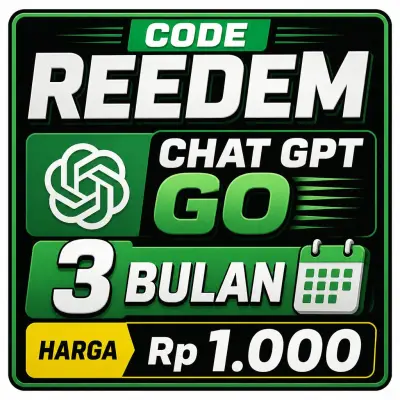 CODE REEDEM CHAT GPT GO 3 BULAN