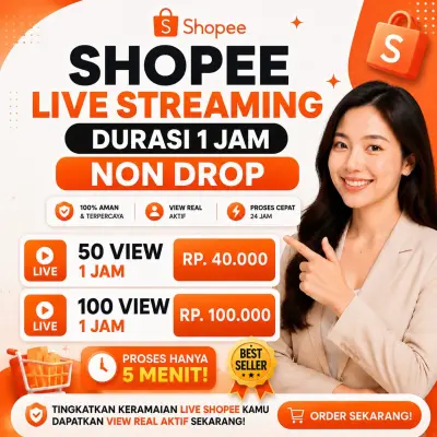 LIVE VIEW STREAMING SHOPE NON DROP HQ DURASI 1 jAM