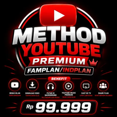 METHOD YOUTUBE PREMIUM 1B UNLIMITED