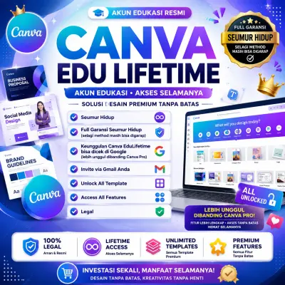 CANVA EDU (INVITE) - SEUMUR HIDUP!
