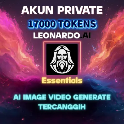 Leonardo AI 17000 Tokens Essentials Premium Akun Private