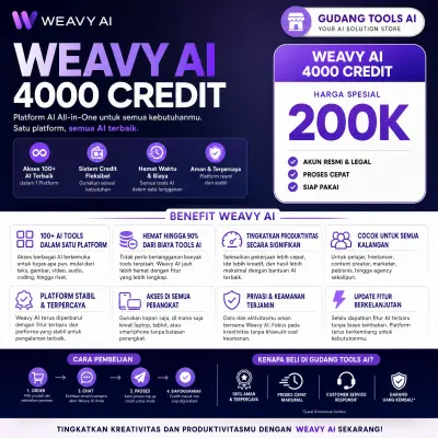 Weavy AI 3000 Credit