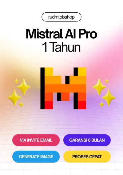Mistral AI Pro (1 Tahun)