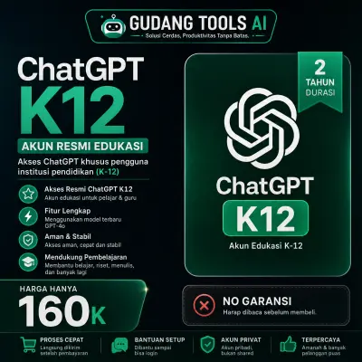 ChatGPT K12 (setara dengan ChatGPT Plus)