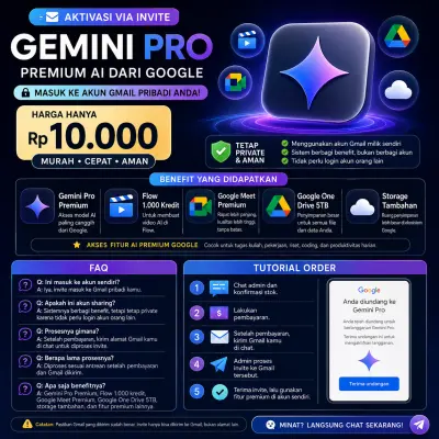 GEMINI PRO 18 BULAN (INVITE)