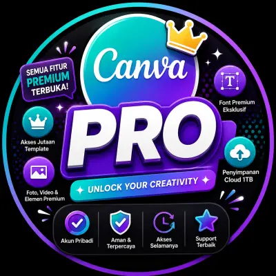 Canva Pro 1 Bulan Via Invite