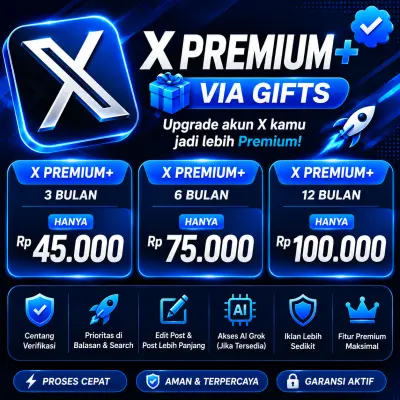 PROMO X PREMIUM+ VIA GIFTS