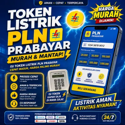 TOKEN LISTRIK PLN PRABAYAR 50.000