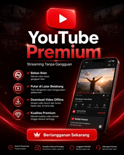 YOUTUBE PREMIUM 1BLN
