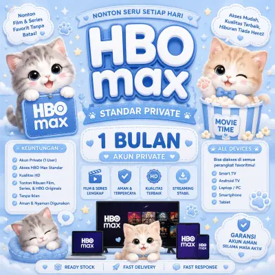 HBO MAX STANDAR Private 1 month