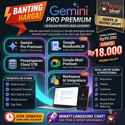 Google Ai Pro 18 Month (Head)
