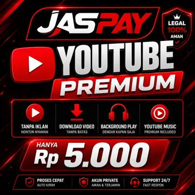 JASPAY YOUTUBE PREMIUM  1 BULAN