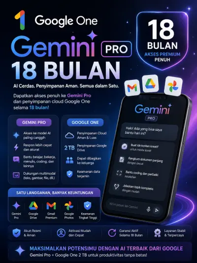 GEMINI PRO 18 BULAN