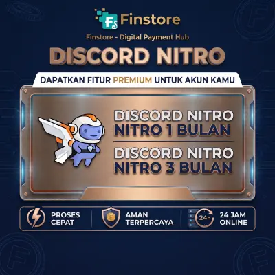 DISCORD NITRO 1/3 BULAN