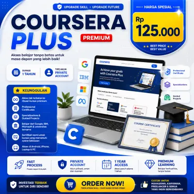 🎓Coursera Plus Private Account