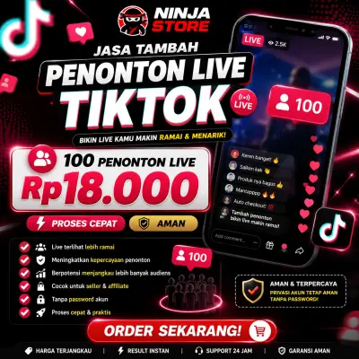 🔥 JASA TAMBAH PENONTON LIVE TIKTOK 🔥