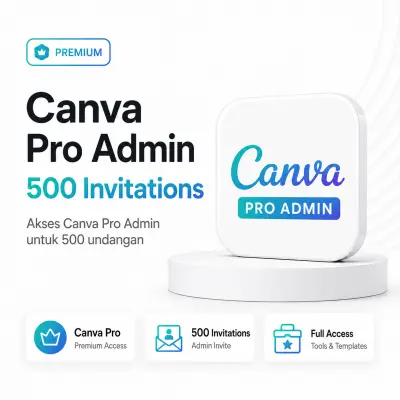 Canva Pro Admin (500 invitations)