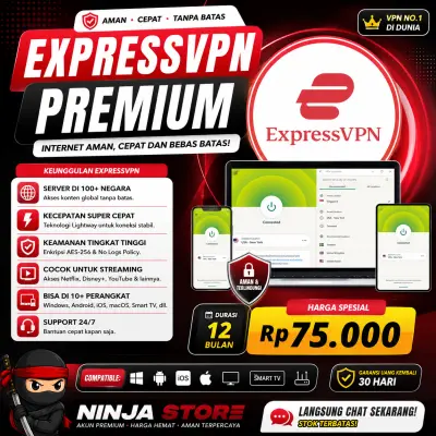 🔴 12 Bulan ExpressVPN Premium
