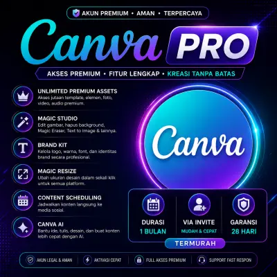 CANVA PRO 12 BULAN - VIA INVITE