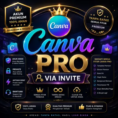 CANVA PRO VIA INVITE