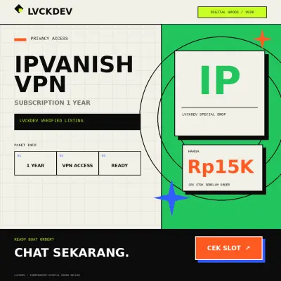 IPVanish VPN Subscription 1 Year Account