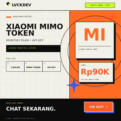 Xiaomi MIMO Token Monthly Plan (inc. apikey)