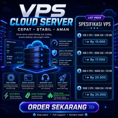 RDP / VPS CUSTOM OS DAN REGION SERVER - RDP VPS DO
