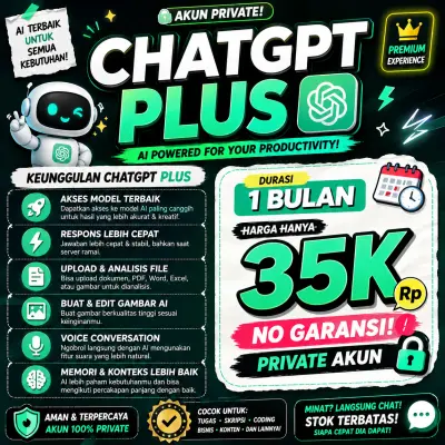 🚀 CHATGPT PLUS – PRIVATE ACCOUNT 🤖