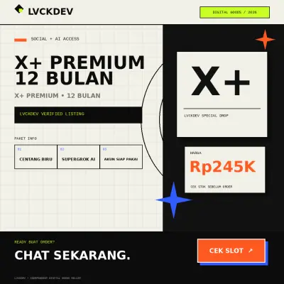 X+ Premium 12 Bulan