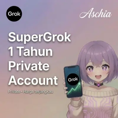 SuperGrok XAI Private 1 Tahun Super Grok