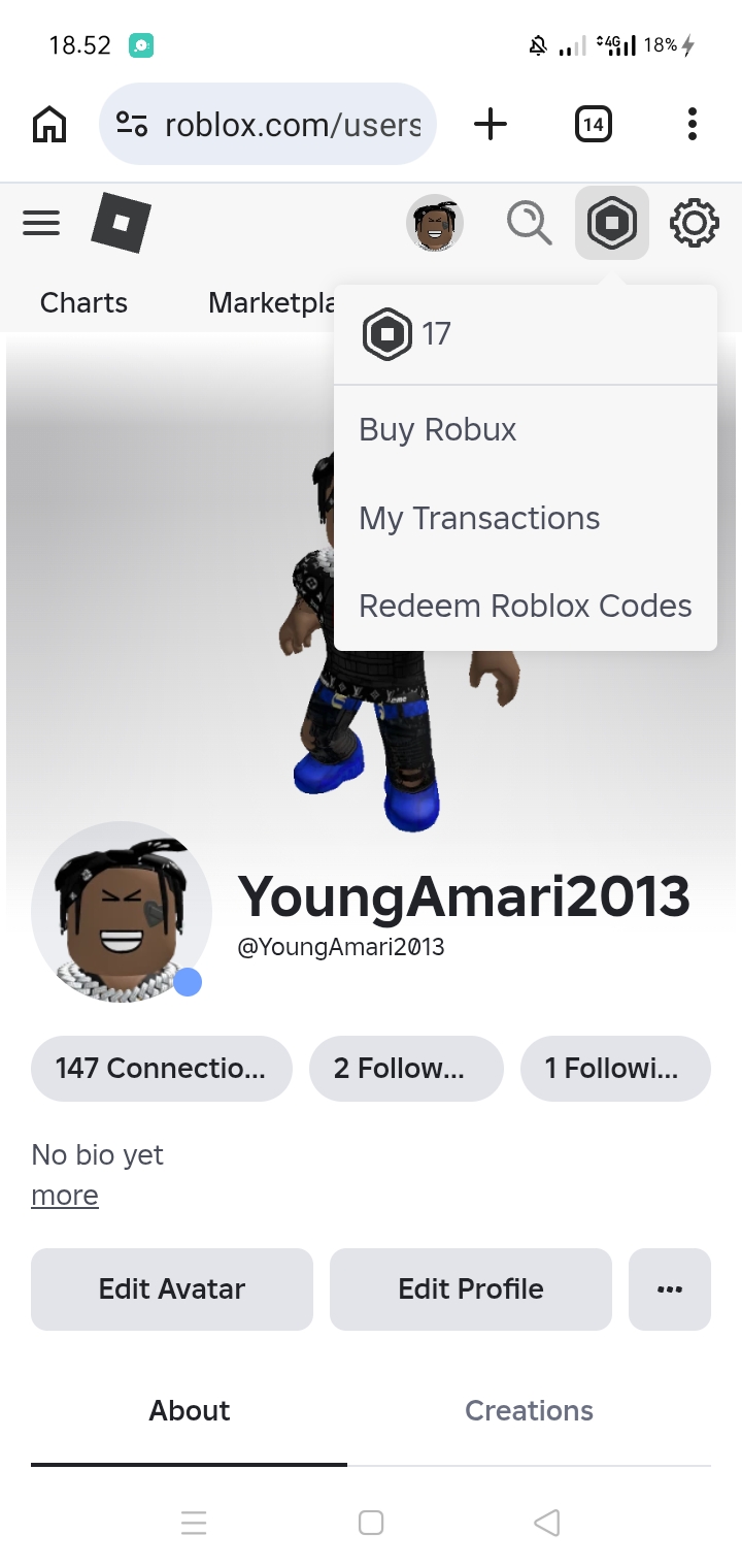 Akun Roblox Avatar Uncheck